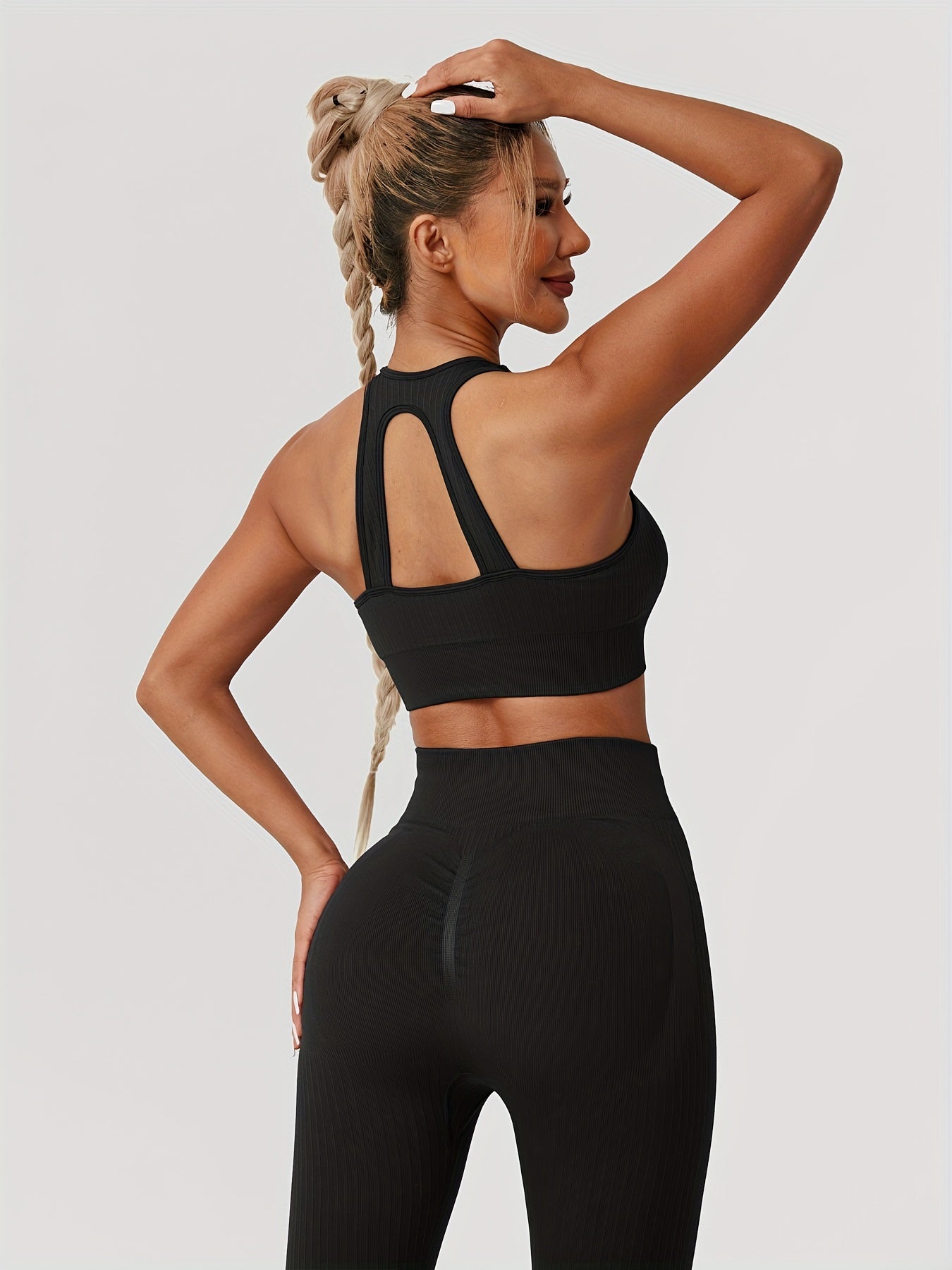 Beauty Back Push Up Sports Bra & Leggings Set