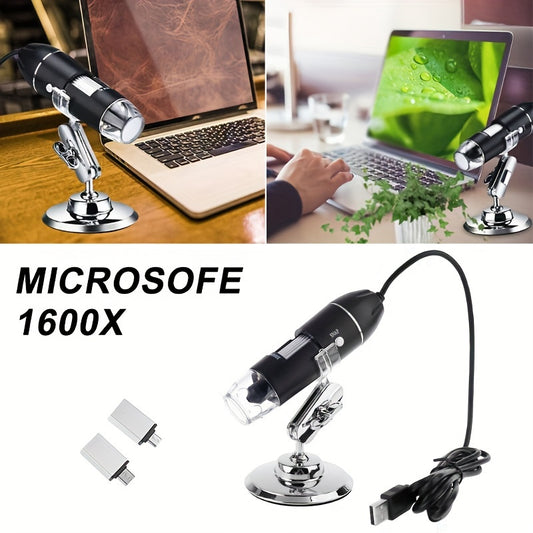 1600X HD USB Microscope Magnifier WIN XP 7 VISTA System