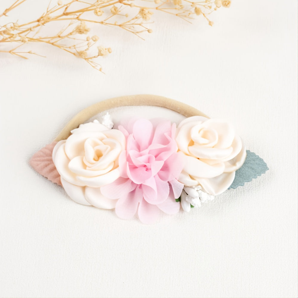 Cute Floral Headbands for Baby Girls Soft Hair Accessories