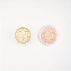 Brass Seal Carved Window Flower Pattern for Gift Packaging