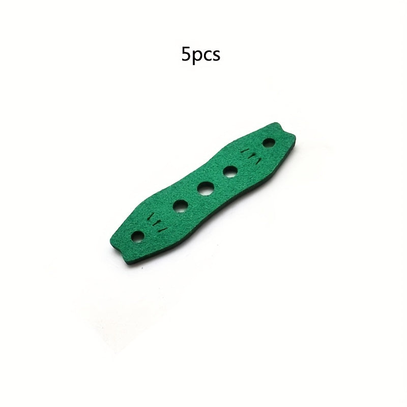 5pcs Slingshot Pouches Replacement Bands Anti Slip Microfiber Pouch 1 8mm Thick
