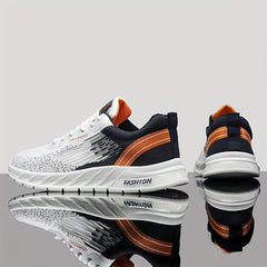 Men's Lace up Sneakers Comfortable Walking Shoes