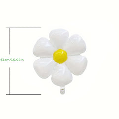 5pcs Daisy Balloon Flower Balloon Daisy Party Decorations