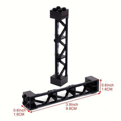 4pcs Military Building Block Train Truck Car Base Plate Supports
