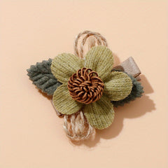 Baby Girls Flower Hair Clips Barrettes Headwear Kids Hair Accessories