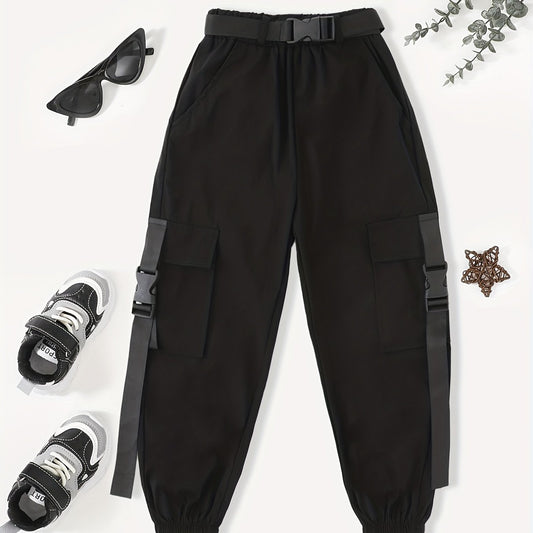 Boys Street Hip Hop Cargo Pants Soft for Spring and Autumn Kids
