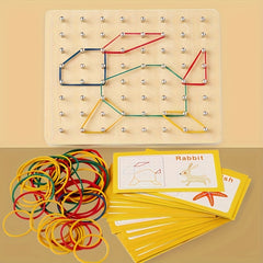 Montessori Math Pattern Block Floor Set