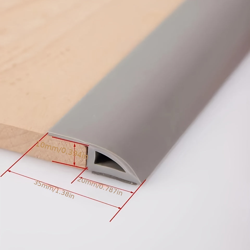 10mm PVC Self-adhesive Floor Mat Bar Strip 3FT Length - Home Decor
