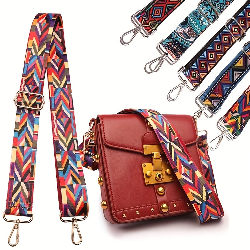 Ethnic Style Shoulder Strap Bag Accessories Replacement Belt