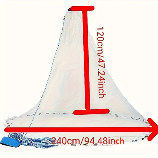 1pc Flying Disc Fishing Net Saltwater Fishing Cast Net