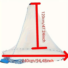 1pc Flying Disc Fishing Net Saltwater Fishing Cast Net