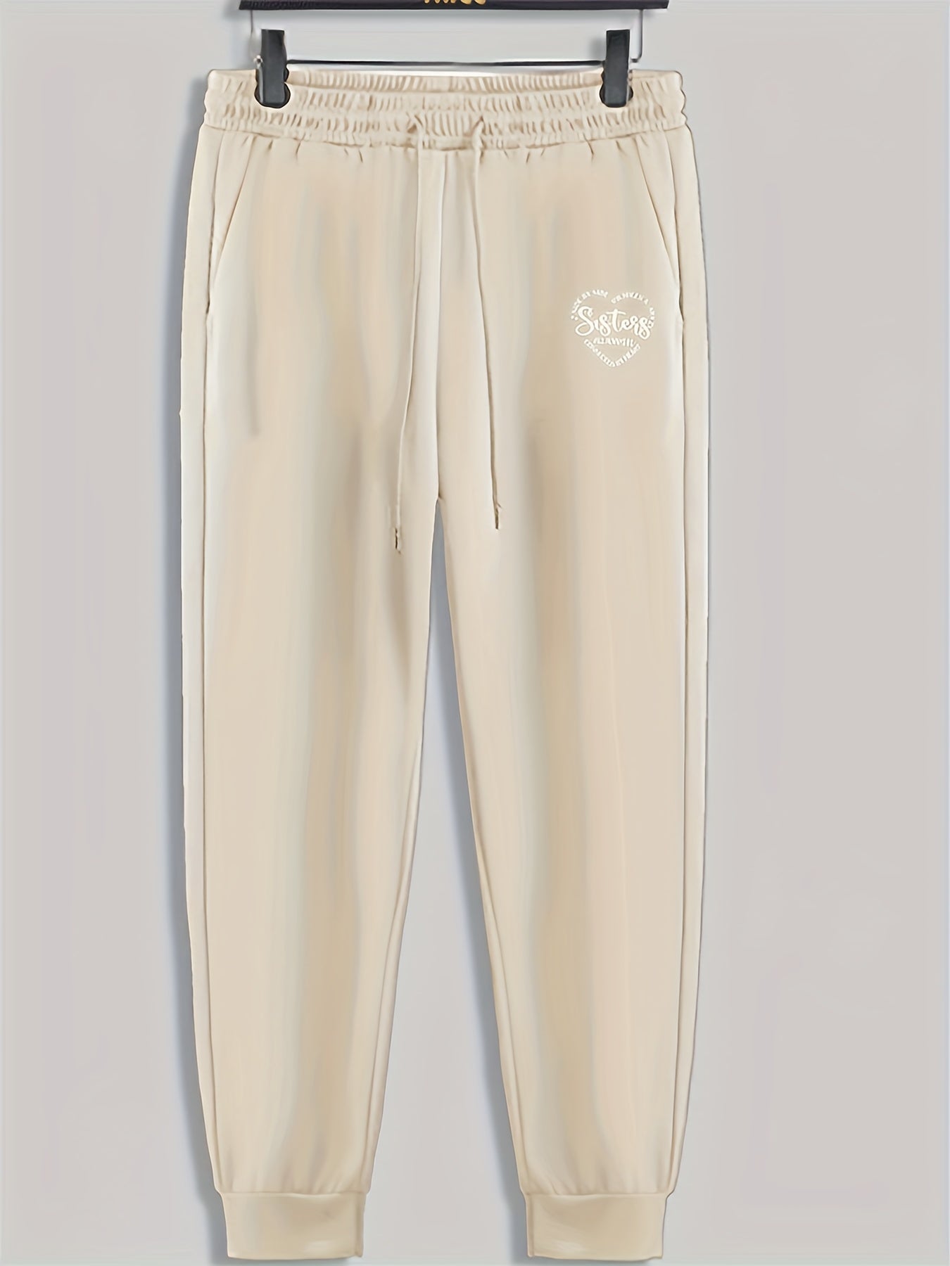 Men's Drawstring Sweatpants Casual Trousers for Spring Autumn
