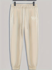 Men's Drawstring Sweatpants Casual Trousers for Spring Autumn