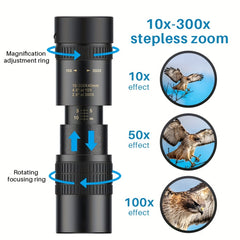 HD Monocular Telescope with BAK4 Prism for Bird Watching