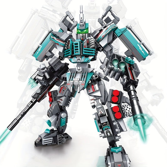 Robot Series Mecha Assembly Model Building Blocks Set Display