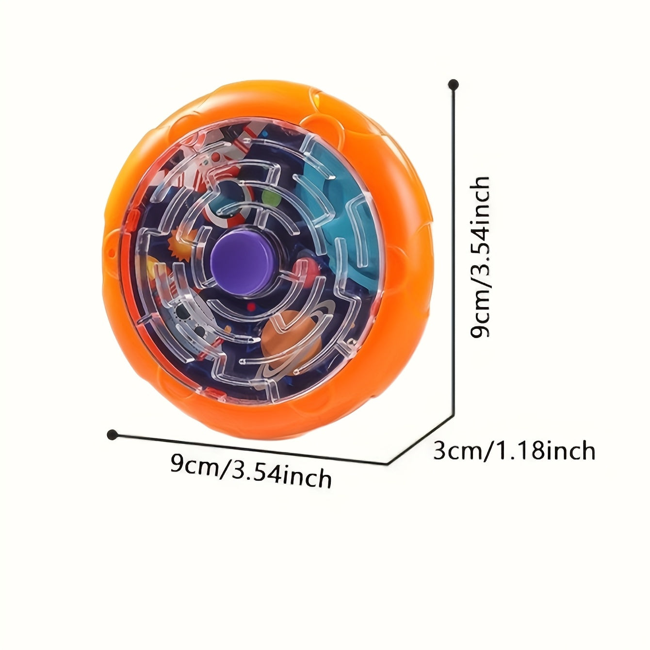 Carrot Finger Spinning Top Toy 2 in 1 Brain Teaser