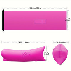Inflatable Lounger Air Sofa Chair - Portable Waterproof Air Bed
