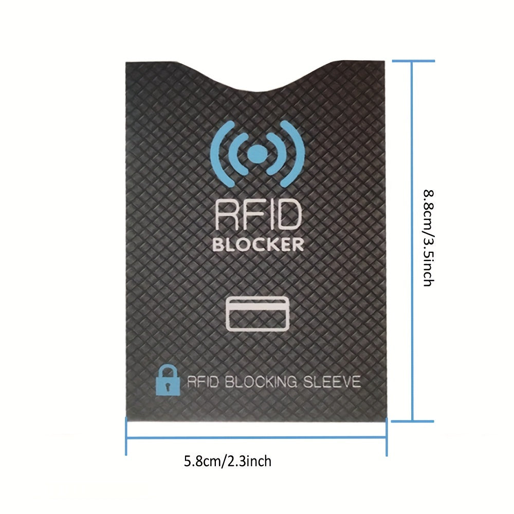 5PCS Aluminum Anti Rfid Blocking Card Holder Wallet