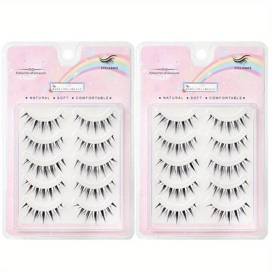 Spiky Manga Anime Cosplay Eyelashes 12mm