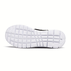Plaid Weaving Backless Ankle Strap Walking Shoes Lightweight Sneakers