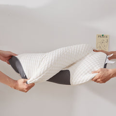 Knitted Cotton Thin Pillow Cervical Neck Protection Massage Pillow Core