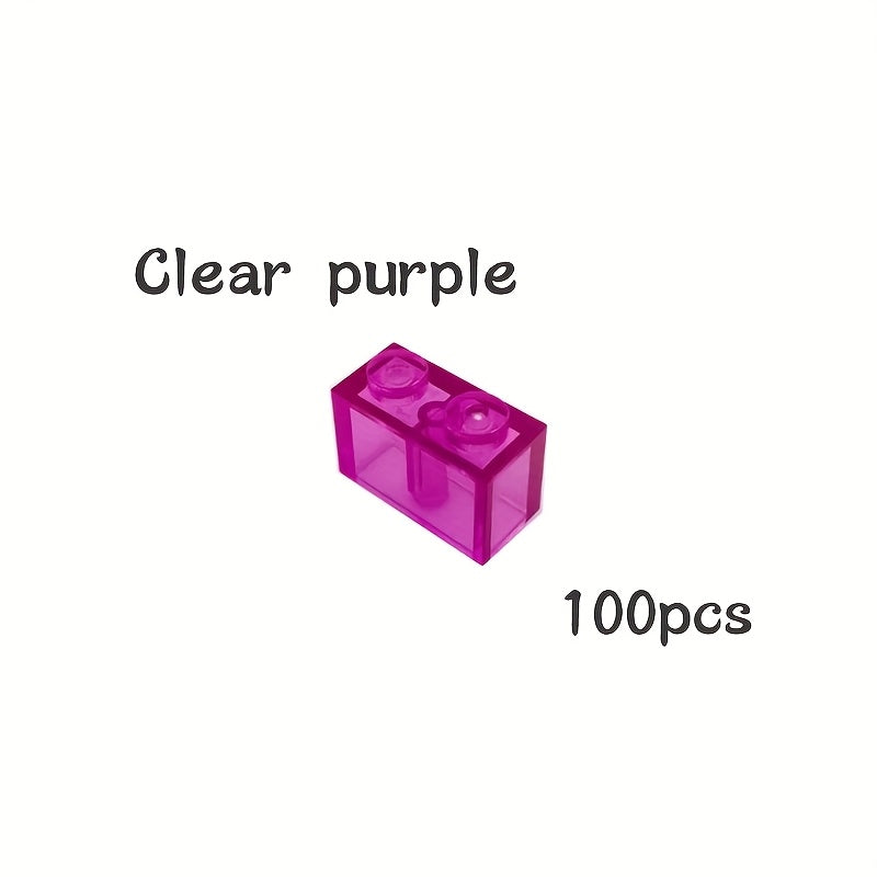 100pcs Small Particle Building Blocks 3004 Set 1X2 High Brick Accessories