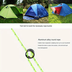 10pcs Anti Slip Rope Buckle Tent Adjuster Stopper