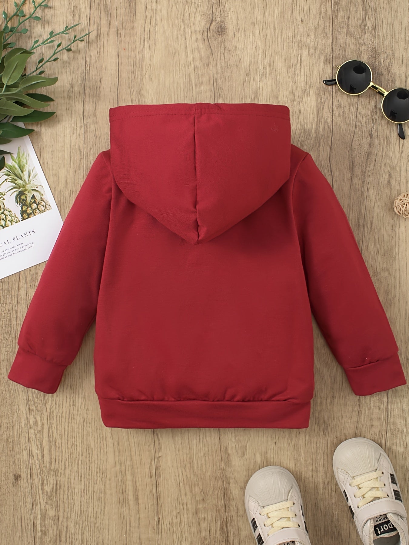 Boy's Adventure Print Hoodie for Outdoor Fall Winter
