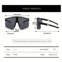 Y2K Wrap Around Sunglasses Anti Glare UV400