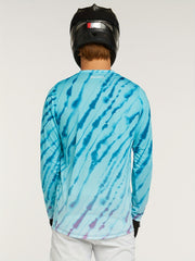 Men's Tie Dye Long Sleeve Motorcycle Off road T-Shirt