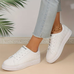 Women's Lace-up Skate Shoes Lightweight Sneakers