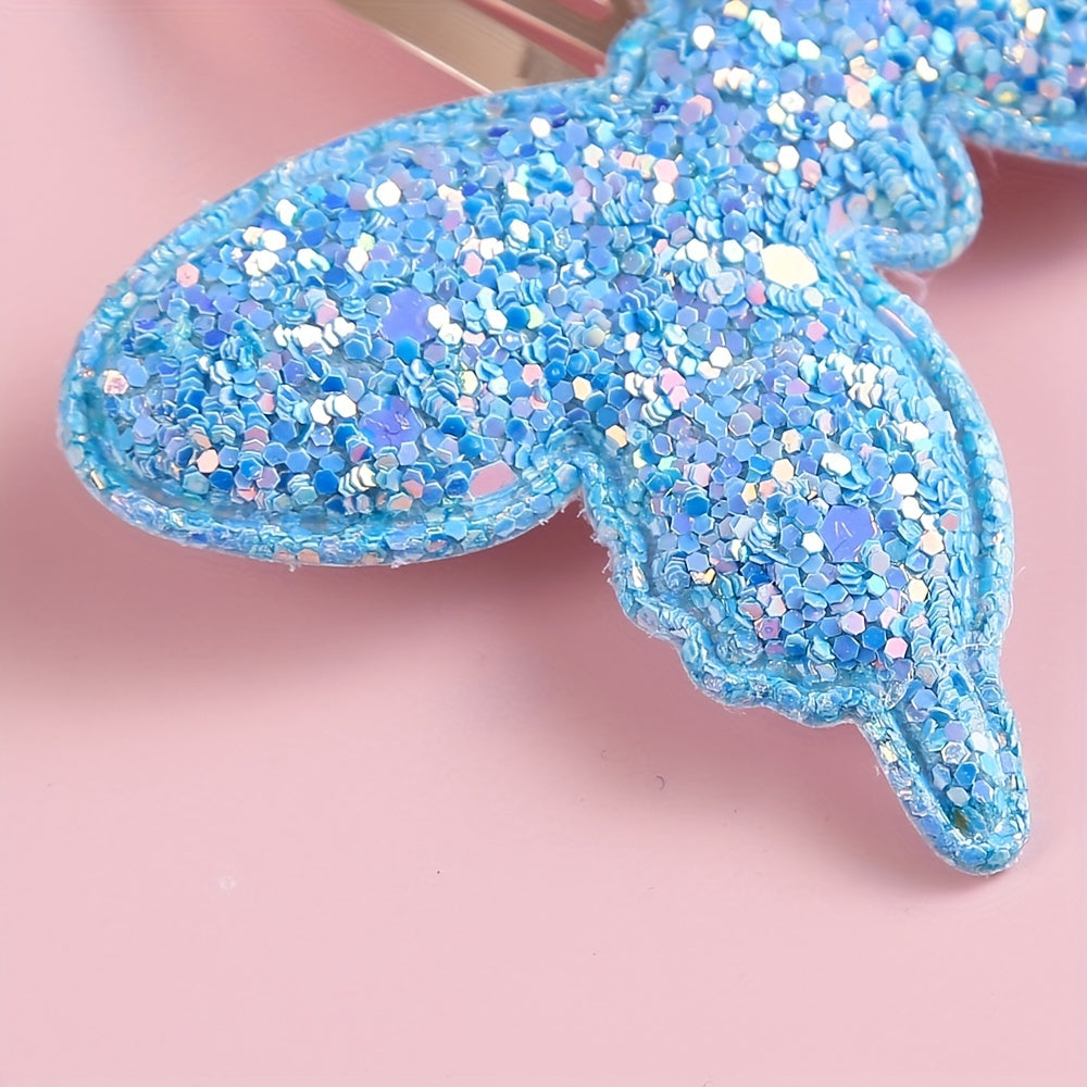6pcs Butterfly Hair Clips Hair Jewelry Girls Kids Hair Accessories