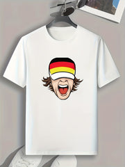 Germany Pattern Print Men's Sports T-shirt