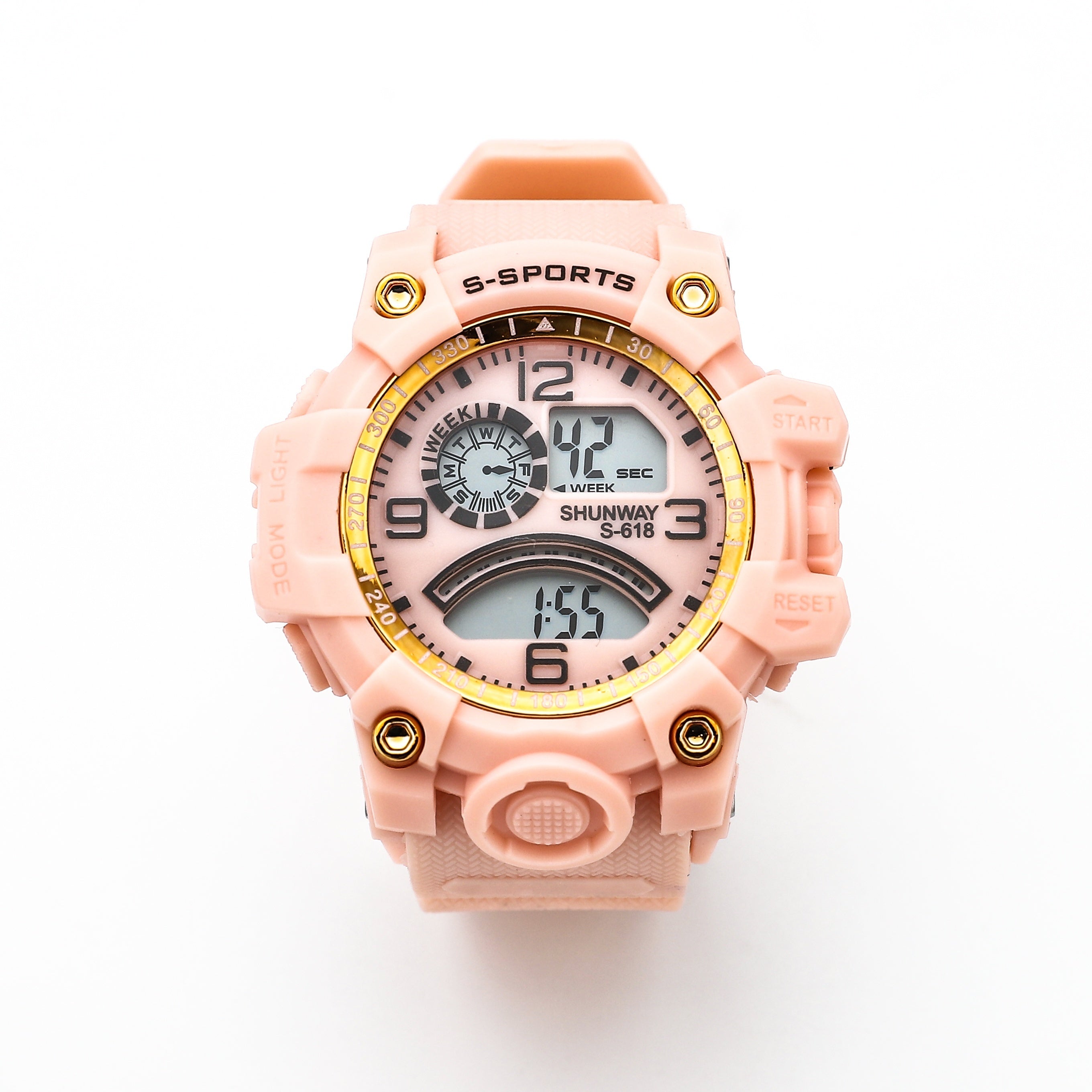 Unisex Military Watch Multifunction Waterproof Alarm Clock