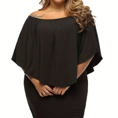 Off Shoulder Ruched Mini Dress