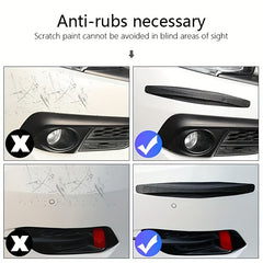 Car Bumper Carbon Fiber Anti collision Strip Front Lip Scratch Protection