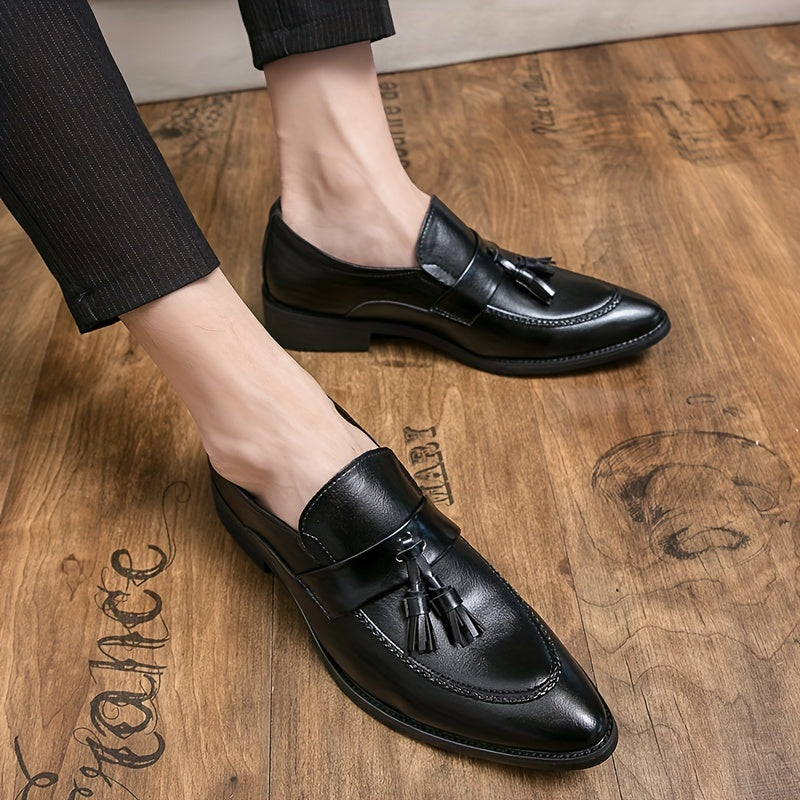 Men's Tassel Slip On Dress Shoes in Assorted Colors