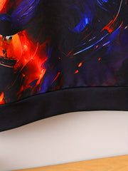 Wolf 3D Print Boys Pullover Hoodie For Spring Fall