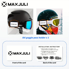 MAXJULI Ski Goggles 3013 for Skiers