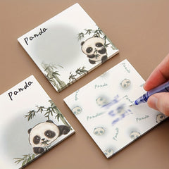 50pcs Panda Series Memo Pads Message Paper Sticky Notes