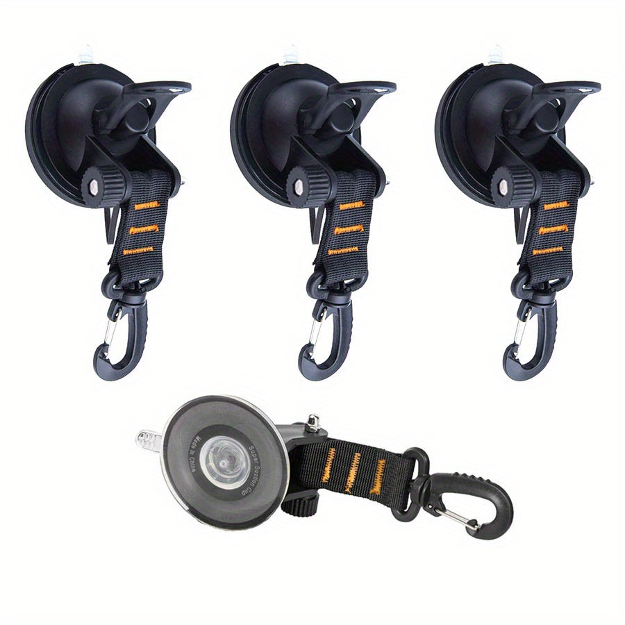 Set of 2-3 Durable Camping Suction Cups for Tarpaulin Car Sunshade