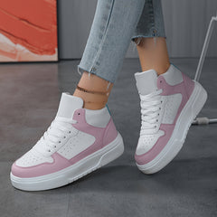 Women's Lightweight Block Skate Shoes Wear-Resistant Chunky Sneakers