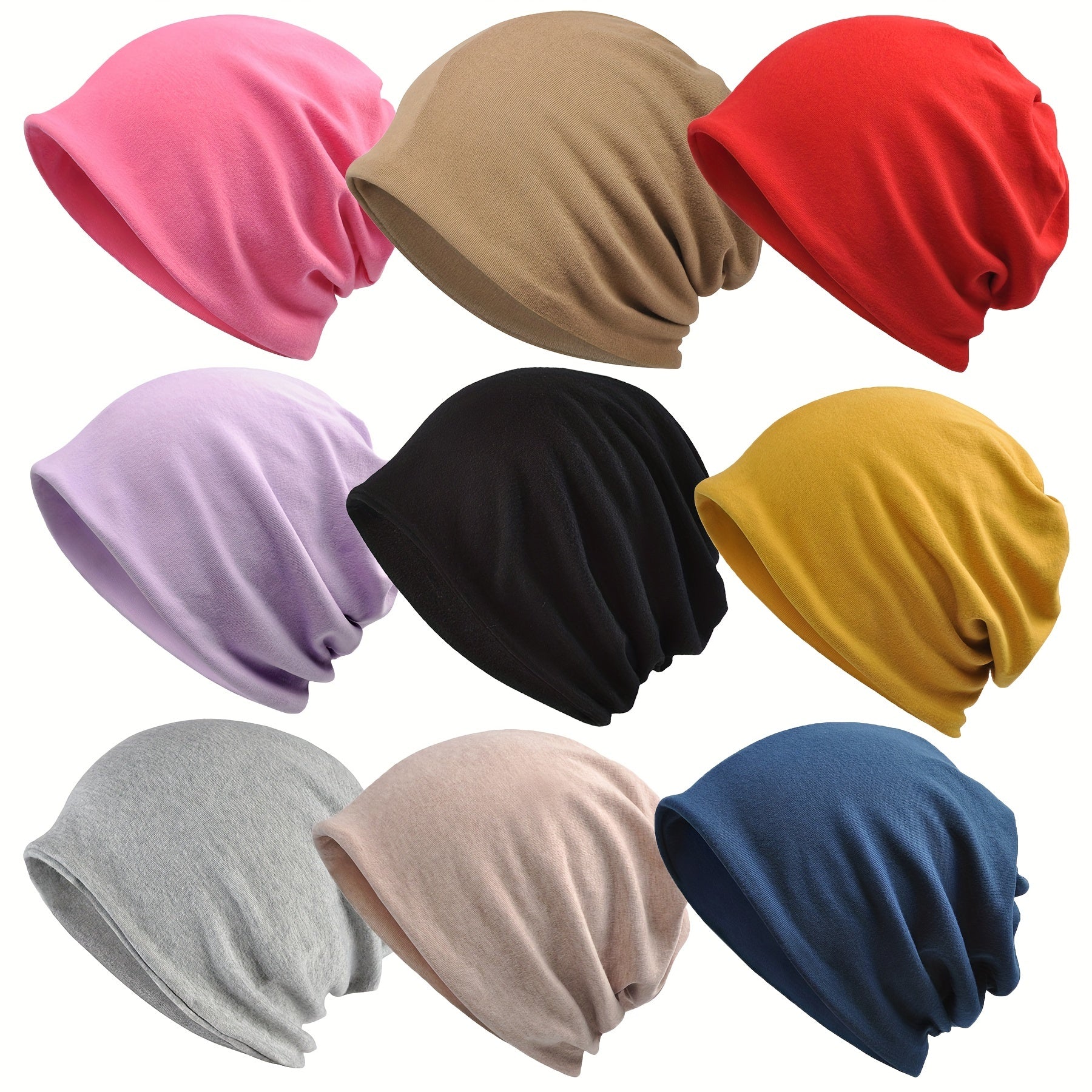 Cotton Slouchy Beanie Hip Hop Lightweight Running Dwarf Hats Chemo Cap