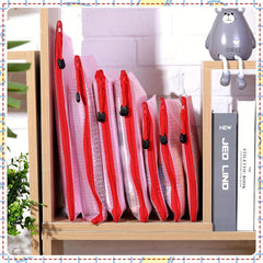 50pcs Mesh Zipper Pouch Waterproof Storage Bags 5 Sizes Travel Pouch