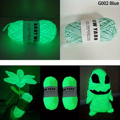 Glow In The Dark Yarn for DIY Knitting Luminous Yarn 50g