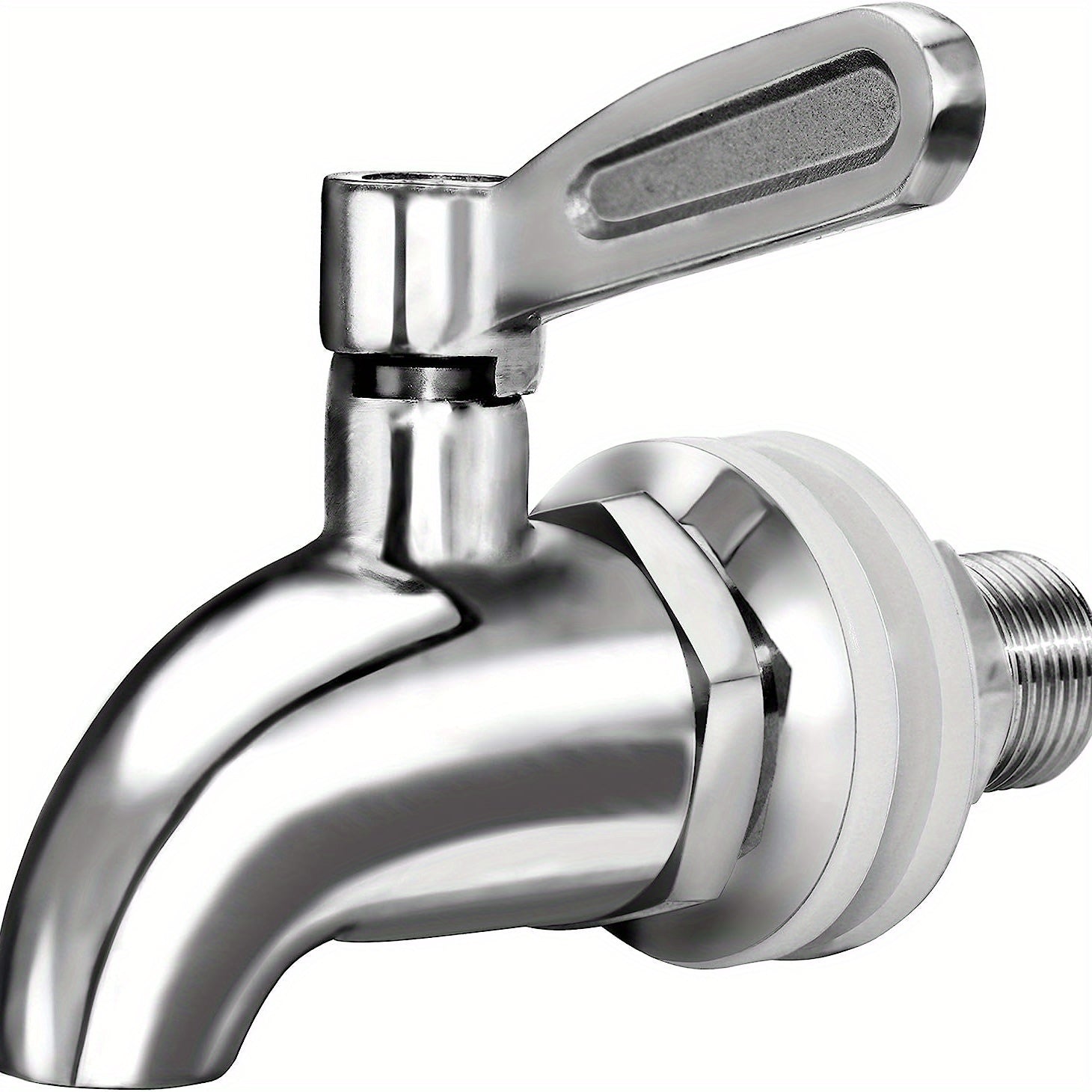 Stainless Steel Beverage Dispenser Replacement Faucet w/ Anti Clogging Cover