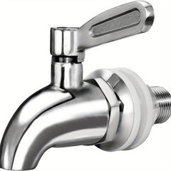 Stainless Steel Beverage Dispenser Replacement Faucet w/ Anti Clogging Cover
