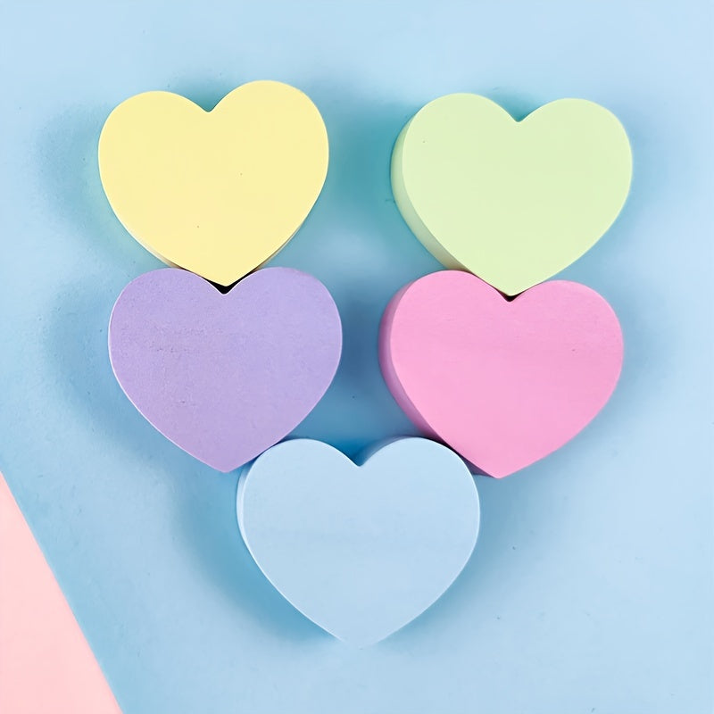 Heart Sticky Notes 120 Sheets Pad