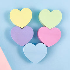 Heart Sticky Notes 120 Sheets Pad