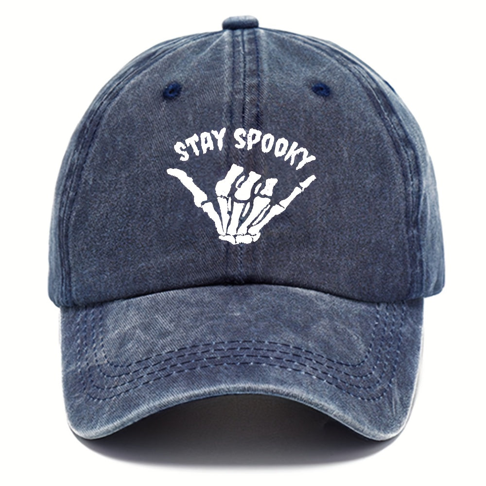 Halloween Cotton Baseball Cap Adjustable Sun Protection Hat
